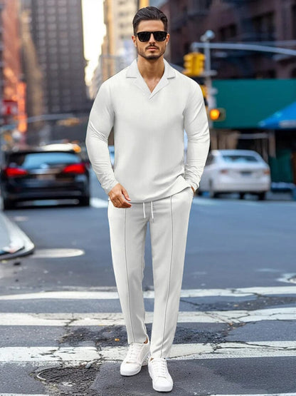 Ensemble de survêtement en gaufre polyvalent