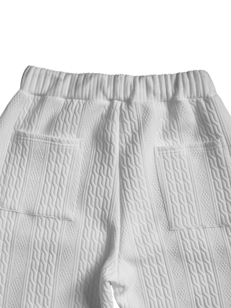 Ensemble Jacquard à Câble Athleisure