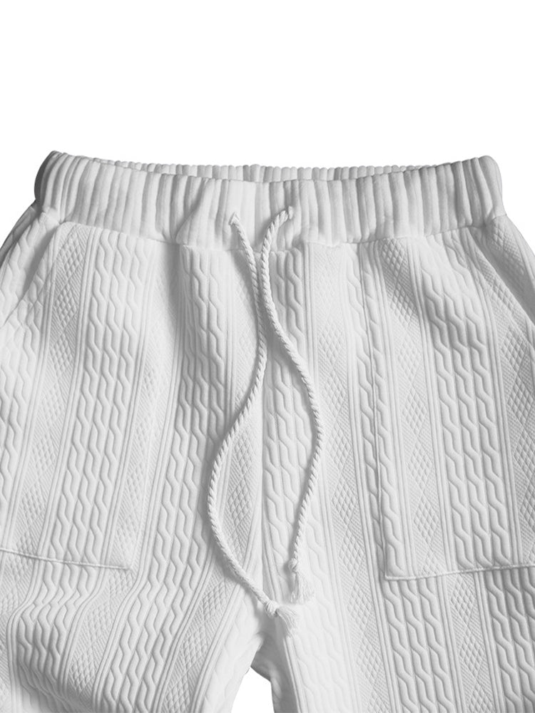 Ensemble Jacquard à Câble Athleisure