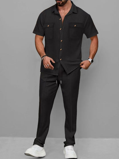 Ensemble Décontracté Waffle Chic Urbain