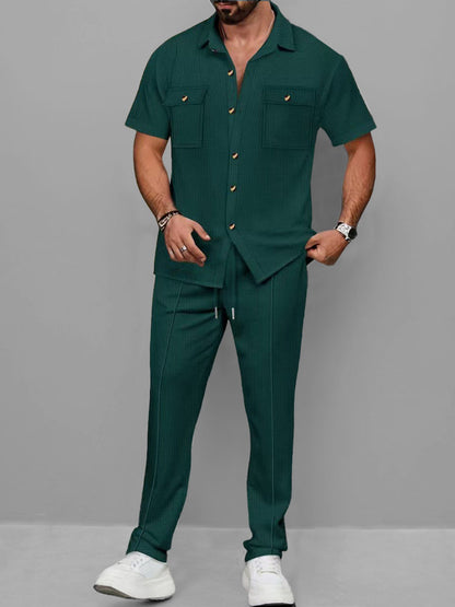 Ensemble Décontracté Waffle Chic Urbain