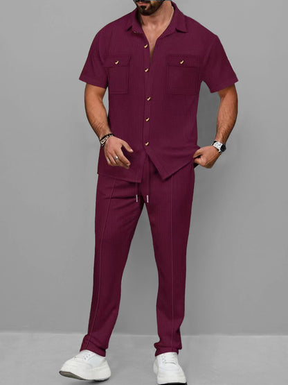 Ensemble Décontracté Waffle Chic Urbain