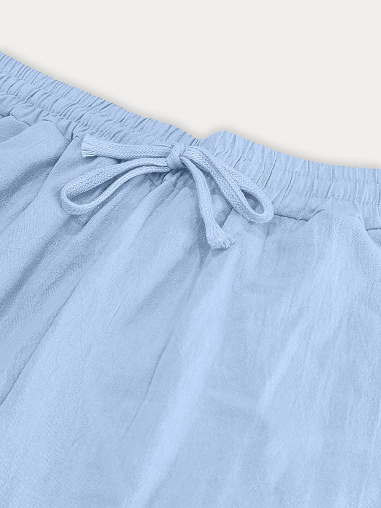 Ensemble de Chemise Simple et Décontractée en 100% Coton