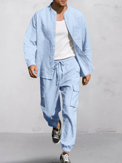 Ensemble de Chemise en Coton Premium et Pantalon