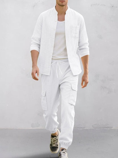 Ensemble de Chemise en Coton Premium et Pantalon