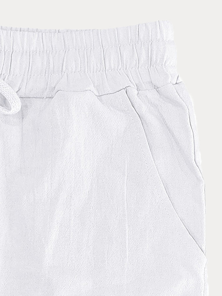 Ensemble de vacances 2 pièces en coton à coupe décontractée