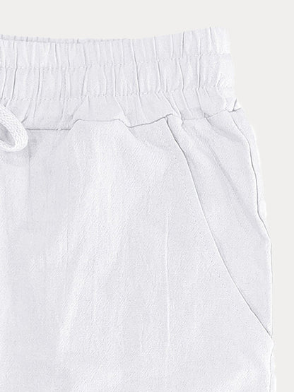 Ensemble de vacances 2 pièces en coton à coupe décontractée