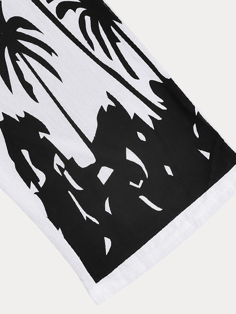 Ensemble de vacances 2 pièces en coton à coupe décontractée