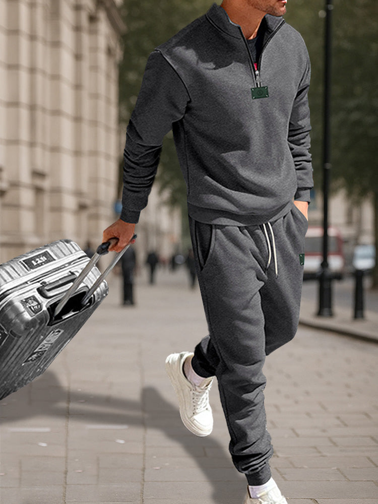 Ensemble de survêtement en polaire confortable pour les athlètes