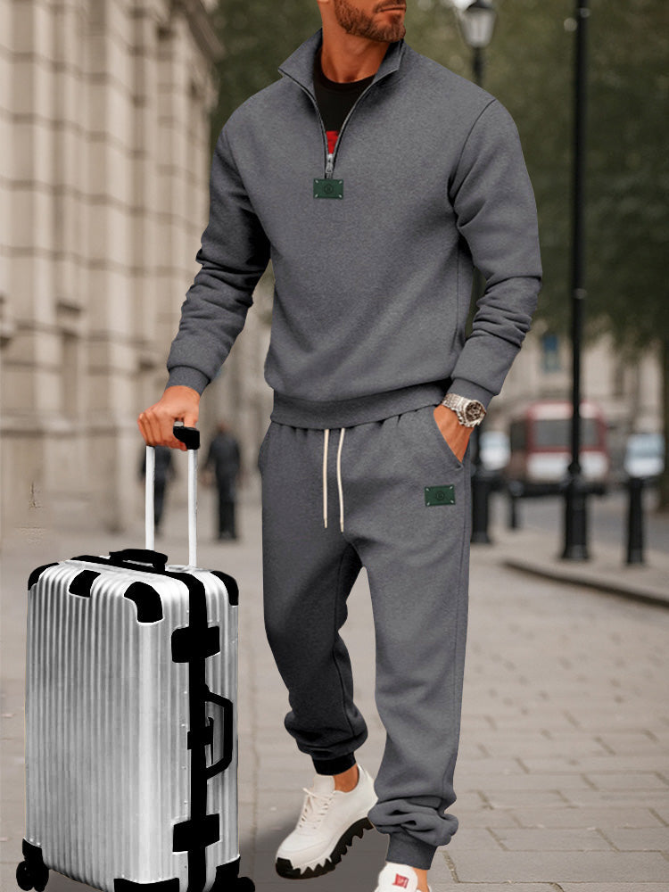 Ensemble de survêtement en polaire confortable pour les athlètes