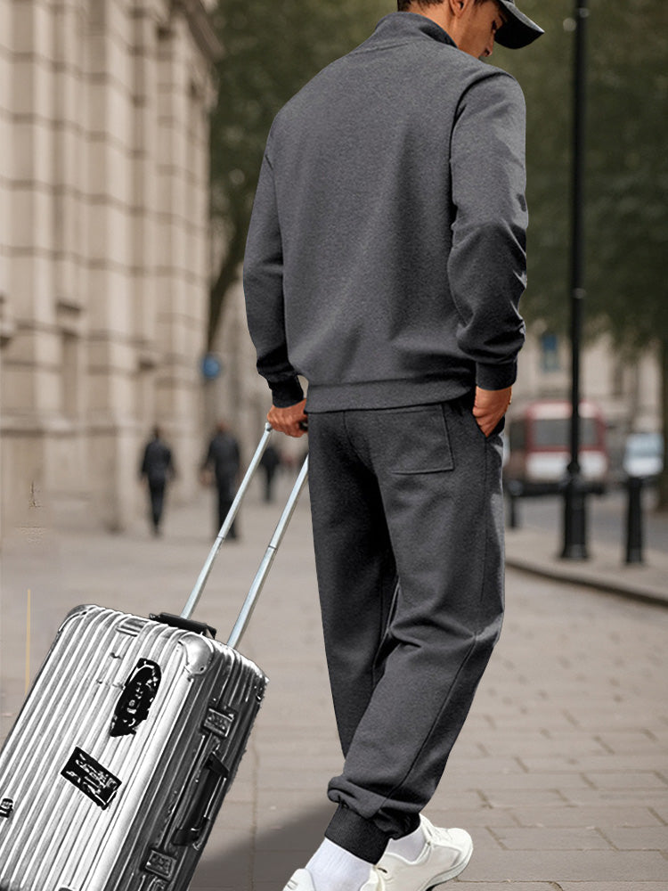 Ensemble de survêtement en polaire confortable pour les athlètes