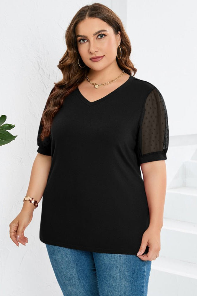 Helena | Blouse V-Neck Élégante
