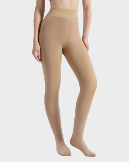 Armonie - Collants semi-transparents doublés polaire