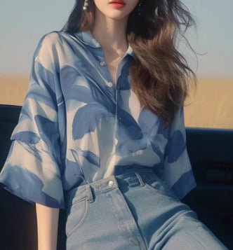 Rita | Blouse à Col Détendu