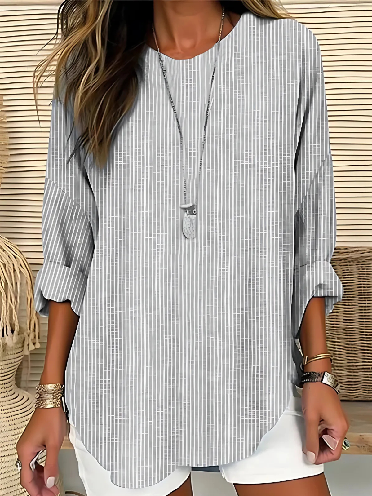 Rhea | Blouse Rayée Tendance