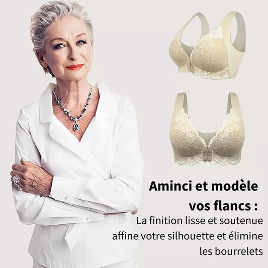 Lela | Soutien-gorge Push-up Sans Fil avec Fermeture Frontal