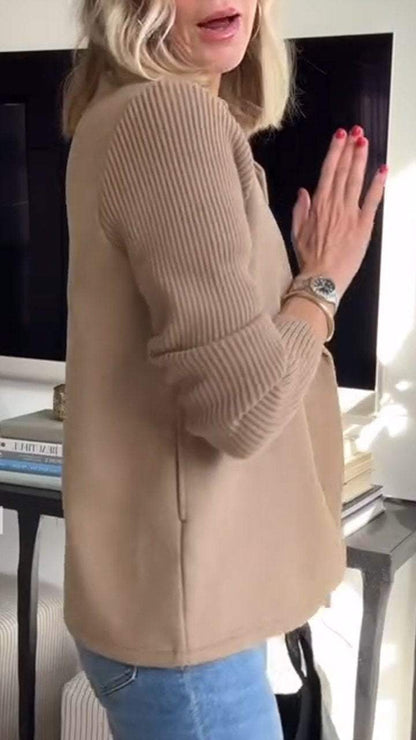 Ivy | Blazer Tricot Élégant