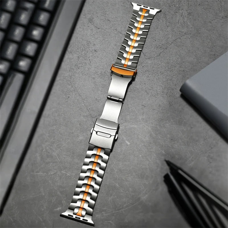 Bracelet Titan Link pour Apple Watch