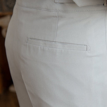 Pantalon droit plissé Gurkha Capri