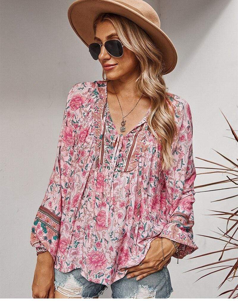 Ginie | Blouse d'été Boho