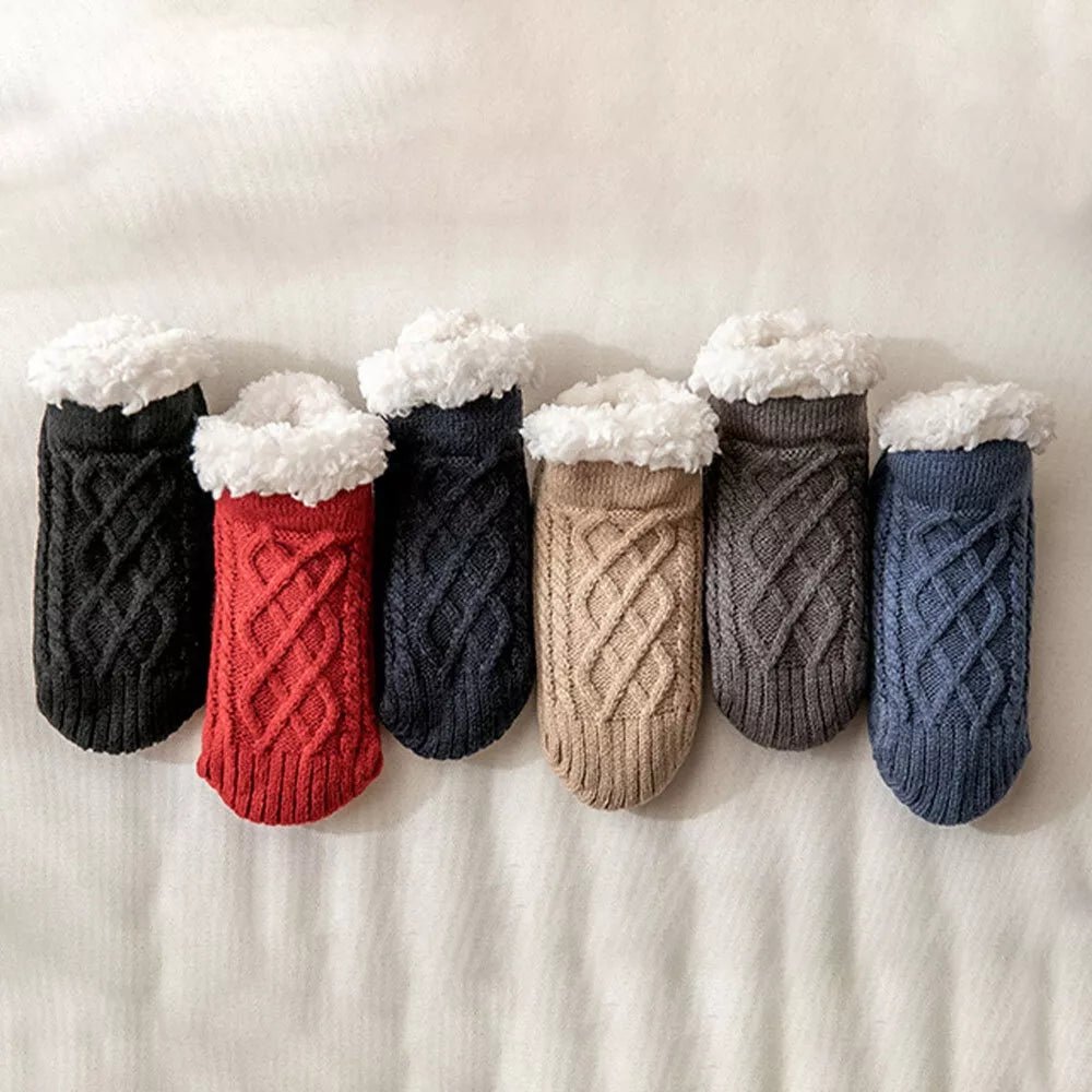 Chaussettes thermiques antidérapantes