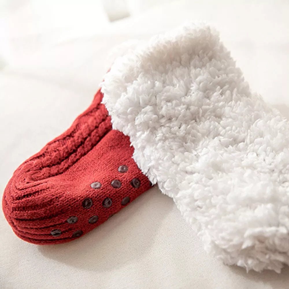 Chaussettes thermiques antidérapantes