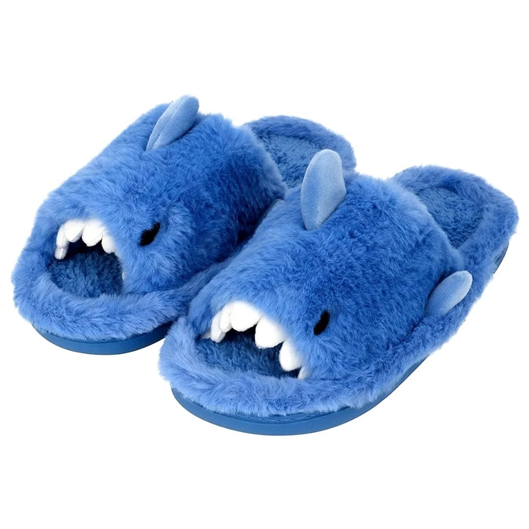 Chaussons en peluche pour requins