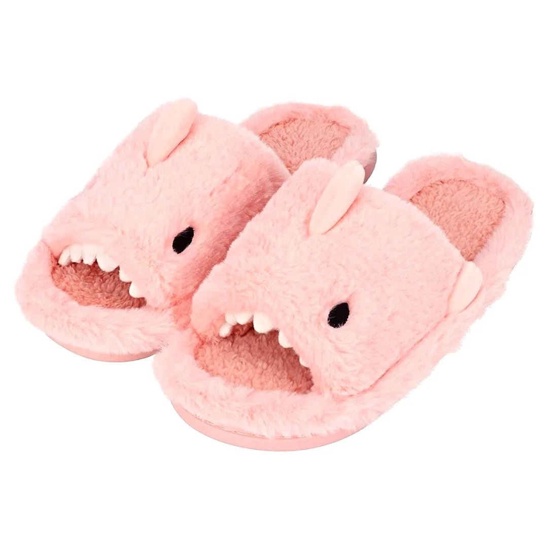 Chaussons en peluche pour requins