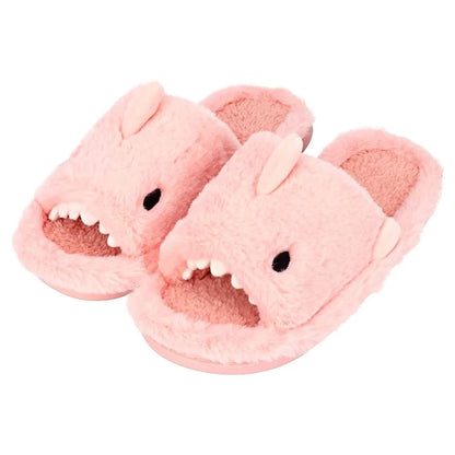 Chaussons en peluche pour requins