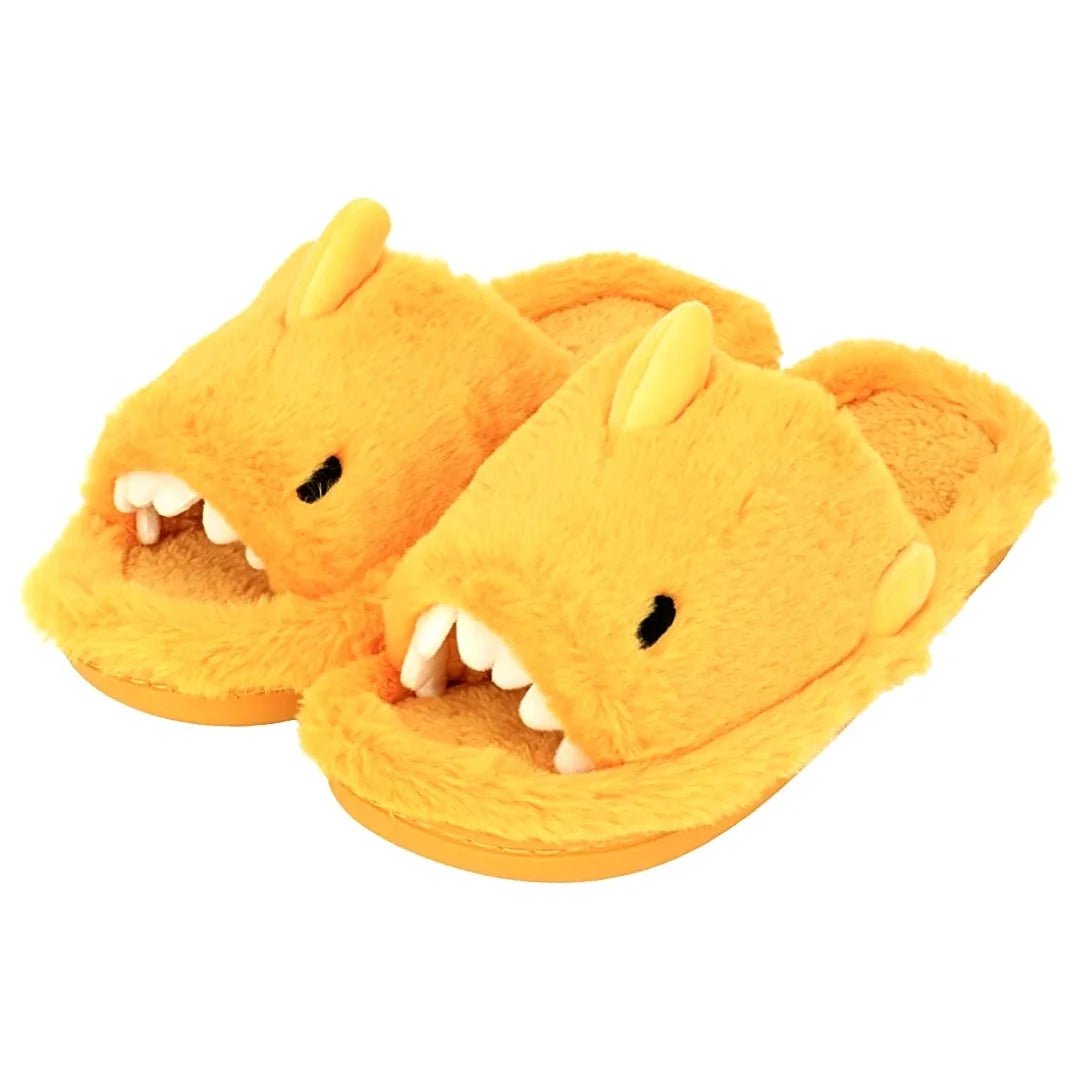 Chaussons en peluche pour requins
