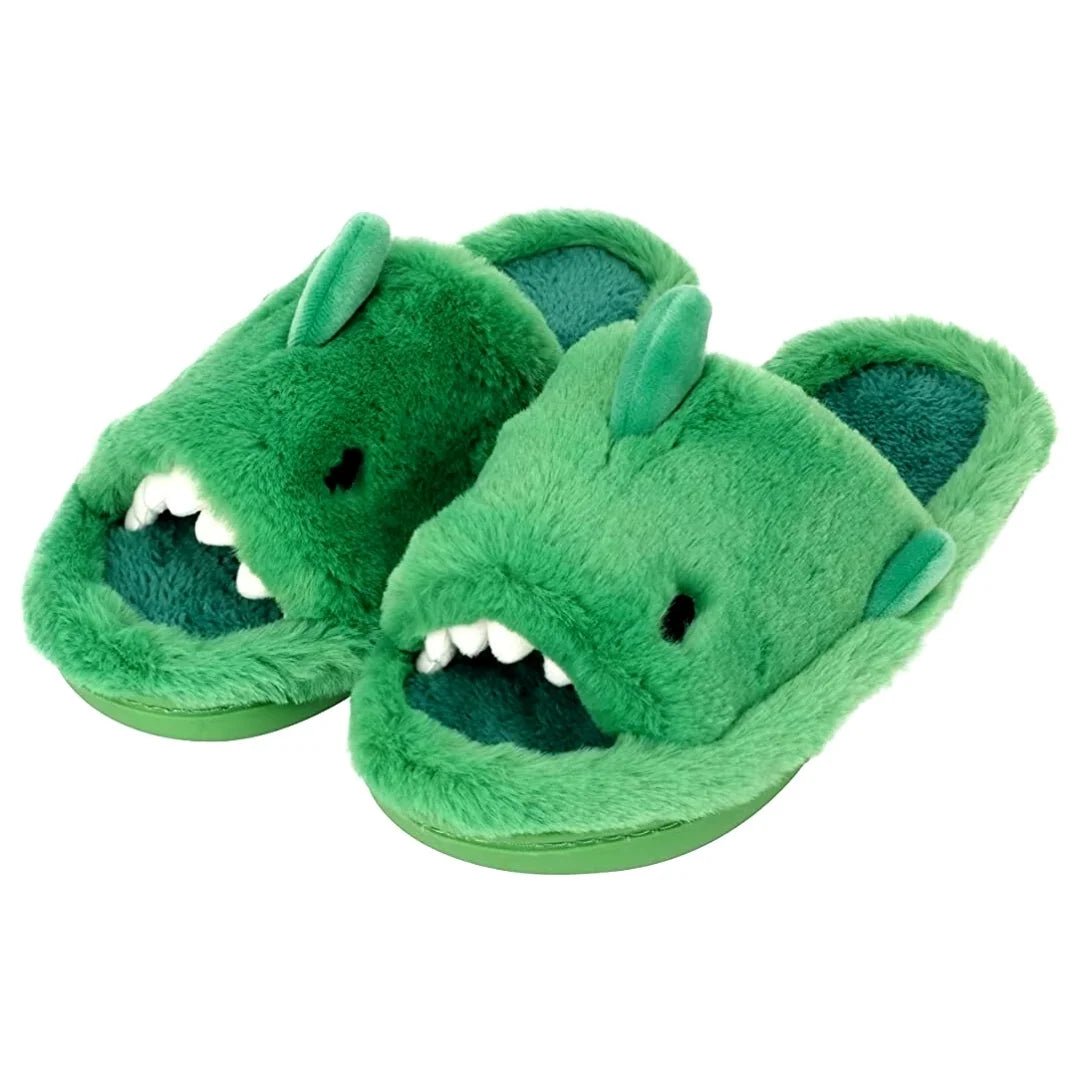 Chaussons en peluche pour requins