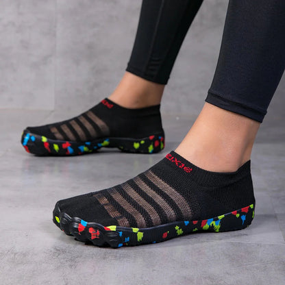 Chaussures Aqua Unisexe Noires à Séchage Rapide pour la Plage et le Sport