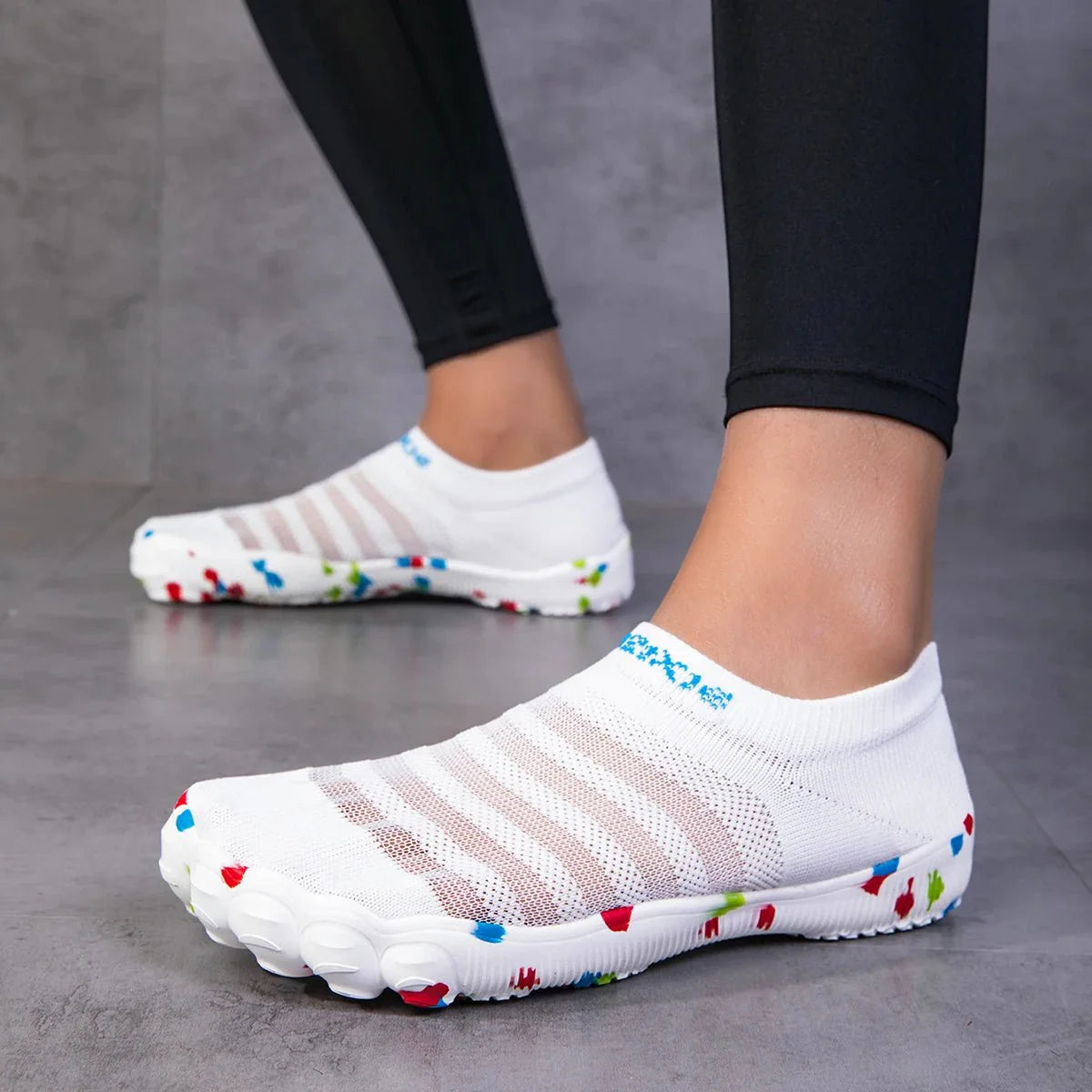 Chaussures Aqua Unisexe Noires à Séchage Rapide pour la Plage et le Sport