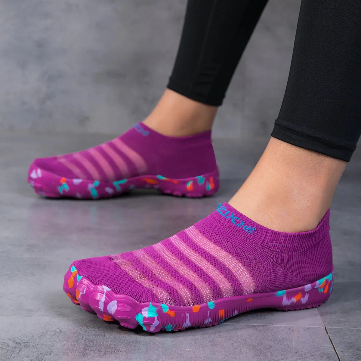 Chaussures Aqua Unisexe Noires à Séchage Rapide pour la Plage et le Sport