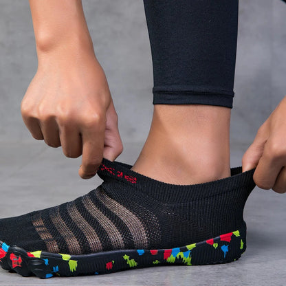 Chaussures Aqua Unisexe Noires à Séchage Rapide pour la Plage et le Sport