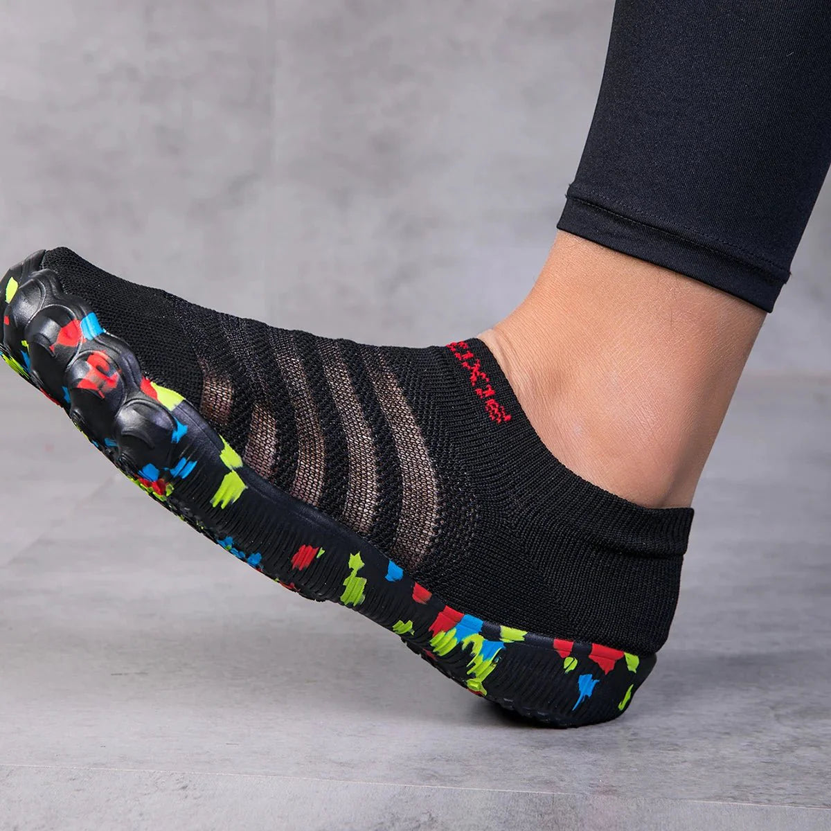 Chaussures Aqua Unisexe Noires à Séchage Rapide pour la Plage et le Sport