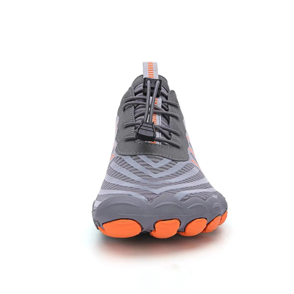 Chaussures aquatiques unisexes gris séchage rapide plage