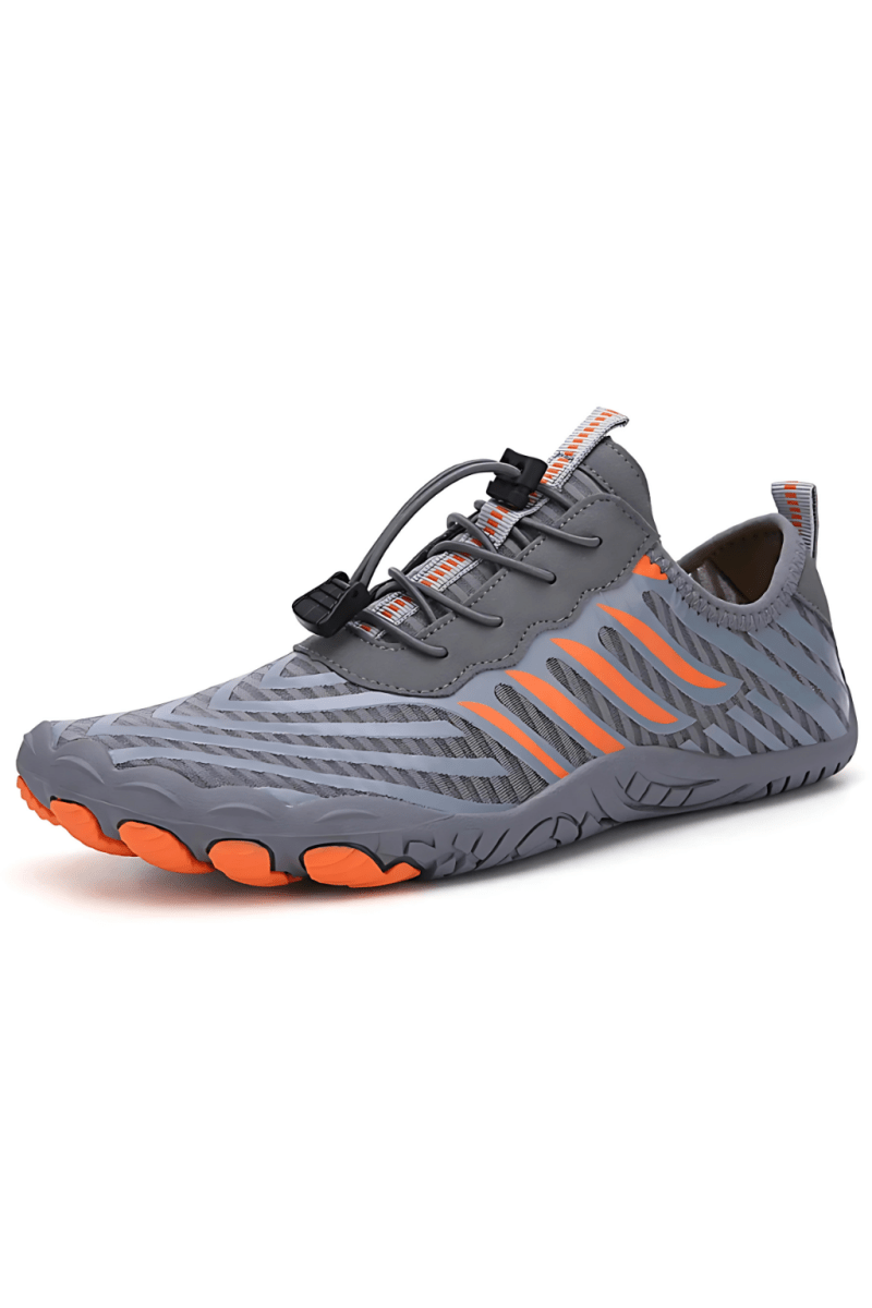 Chaussures aquatiques unisexes gris séchage rapide plage