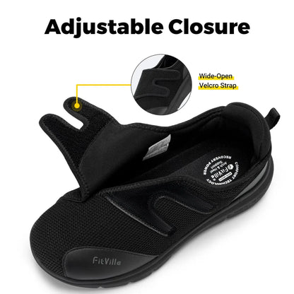 Chaussures homme noires respirantes été décontractées à scratch