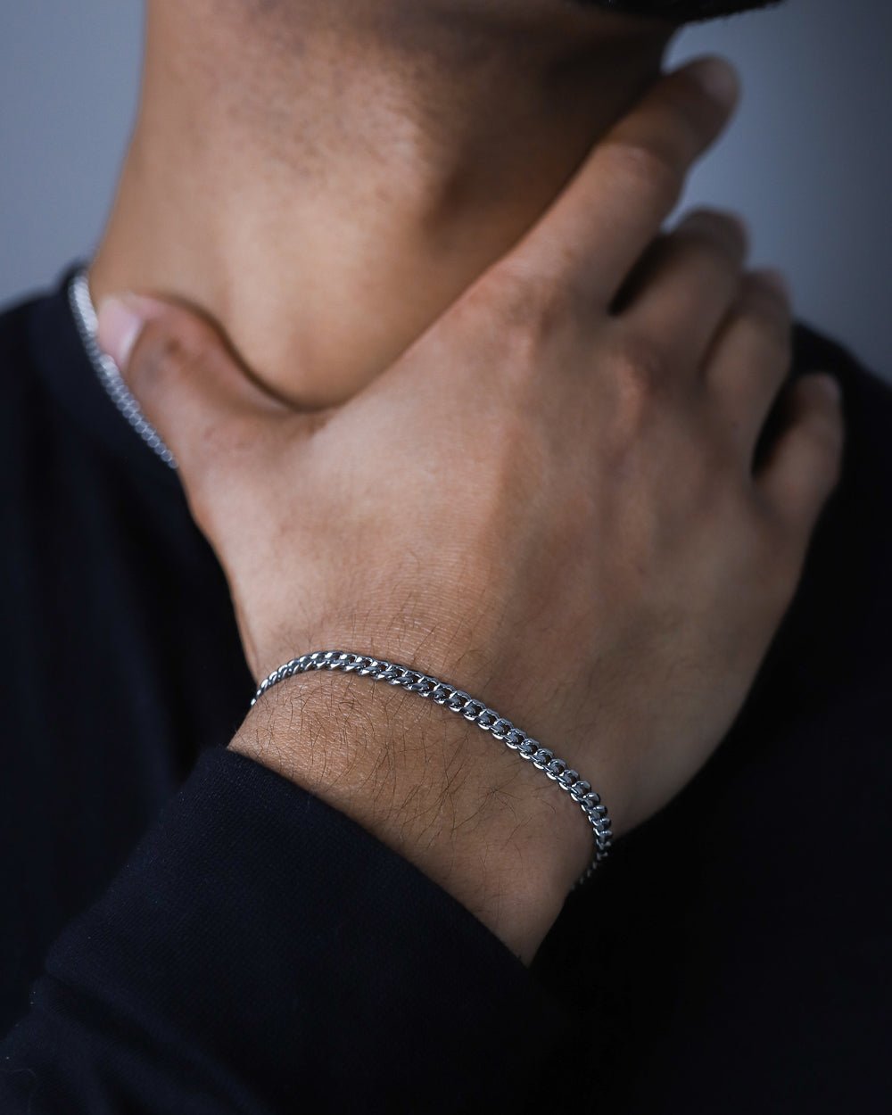BRACELET CUBANA PROPRE. - 4MM