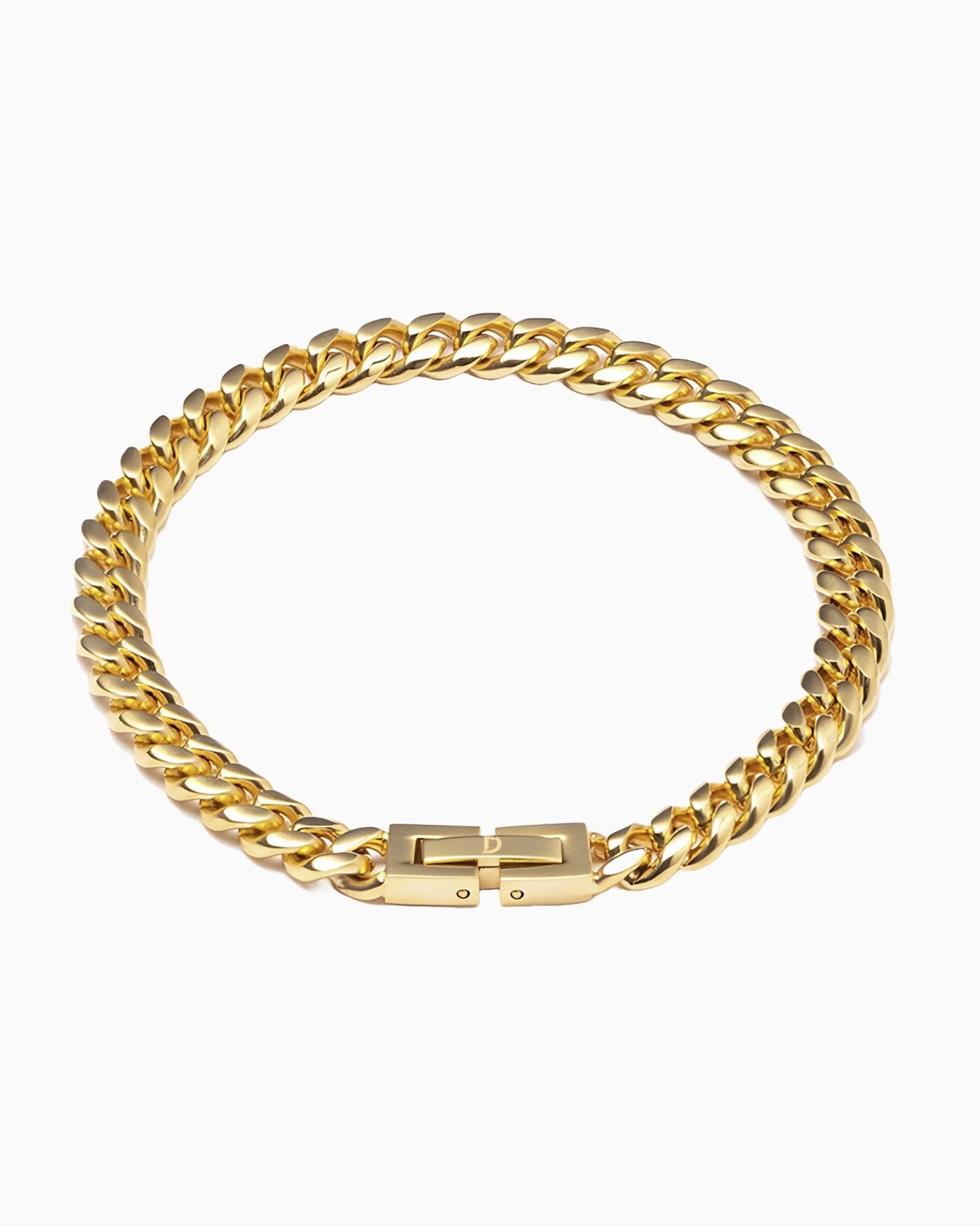 BRACELET CUBANA PROPRE - 6MM OR