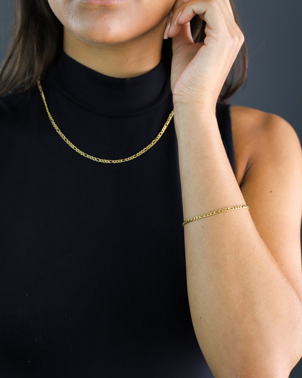 CHAÎNE FIGARO PROPRE. - 3MM OR