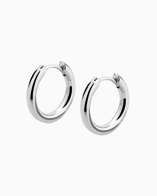 BOUCLES D'OREILLES EN HOOPS PROPRES - 12MM