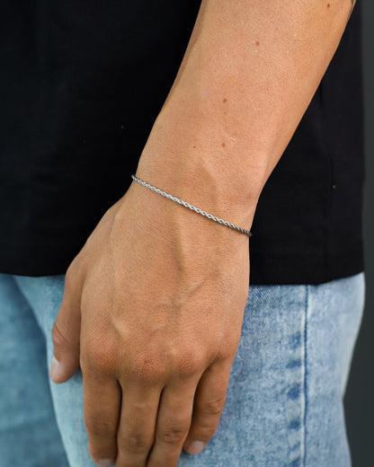 BRACELET EN CORDON PROPRE. - 2MM