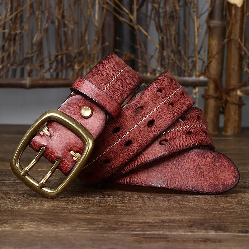 La Ceinture en Cuir de Vache Outrider
