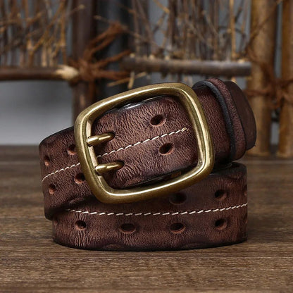 La Ceinture en Cuir de Vache Outrider