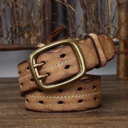La Ceinture en Cuir de Vache Outrider
