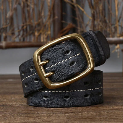 La Ceinture en Cuir de Vache Outrider