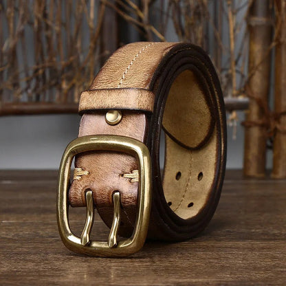 La Ceinture en Cuir de Vache Outrider