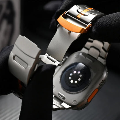 Bracelet Titan Link pour Apple Watch